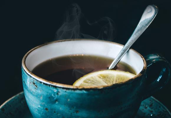 Aromatic black background ceramic cup 734983